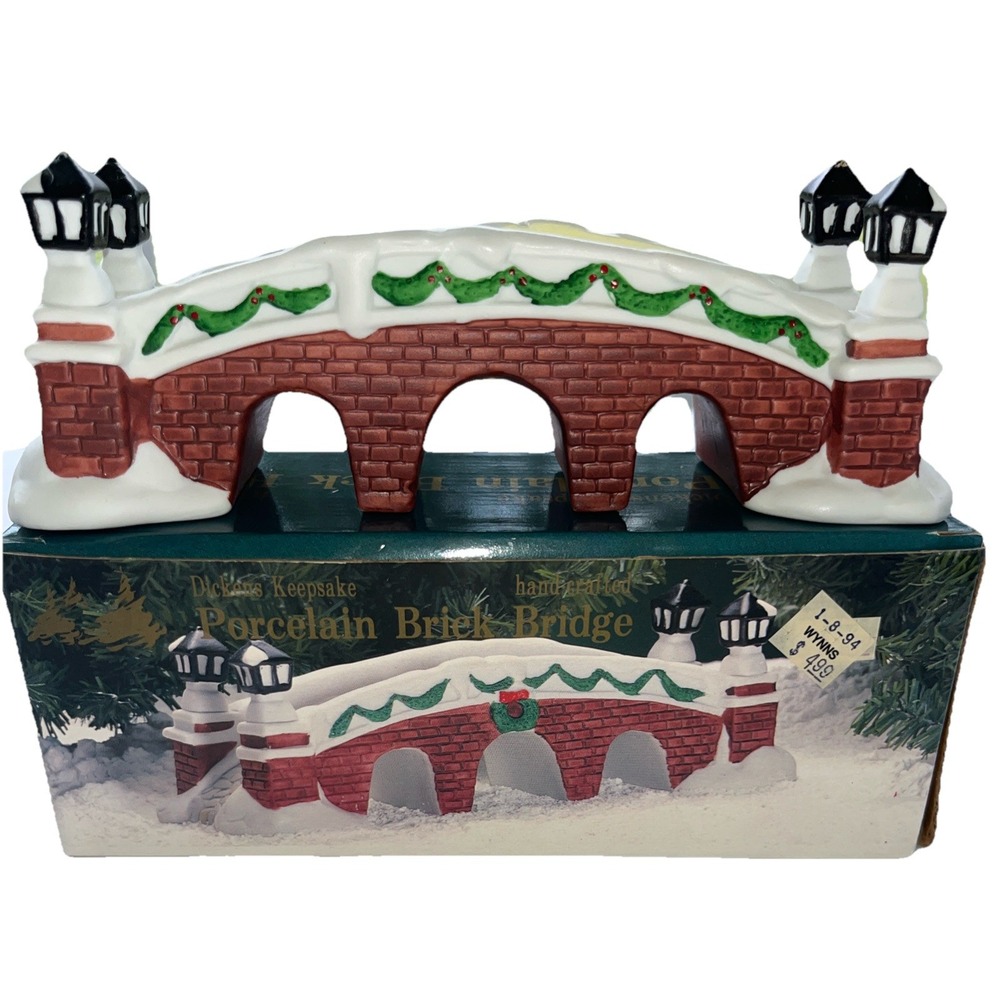 Dickens Keepsake Porcelain Brick Bridge‎ Hand-crafted